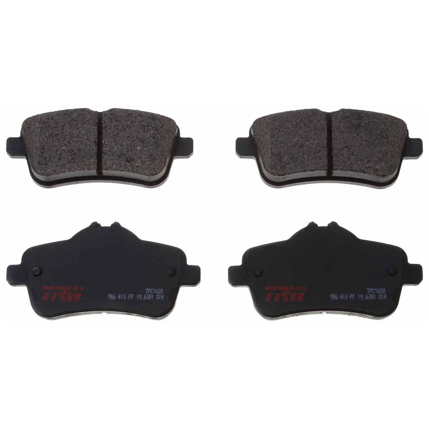 Set of 2 Brake Disc and Pad Kits for Mercedes-Benz