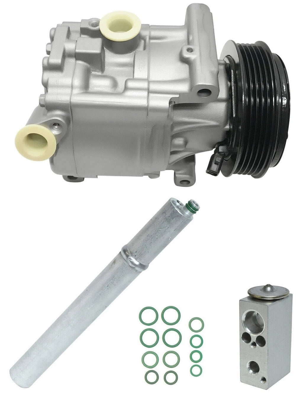 AC Compressor Kit Replacement for Fiat 500 1.4L Turbo (2012–2017)