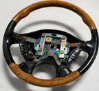 Steering Wheel with Wood Accent for Jaguar S-Type (2000–2002) XR83-3F563-FC