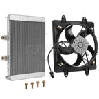 Aluminum Radiator & Cooling Fan Shroud for Polaris RZR 570 RZR 800 (2008–2019)