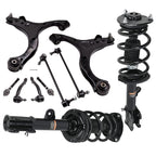 10PCS Suspension Kit Front Struts w/ Control Arms for Kia Sorento (2011–2013)