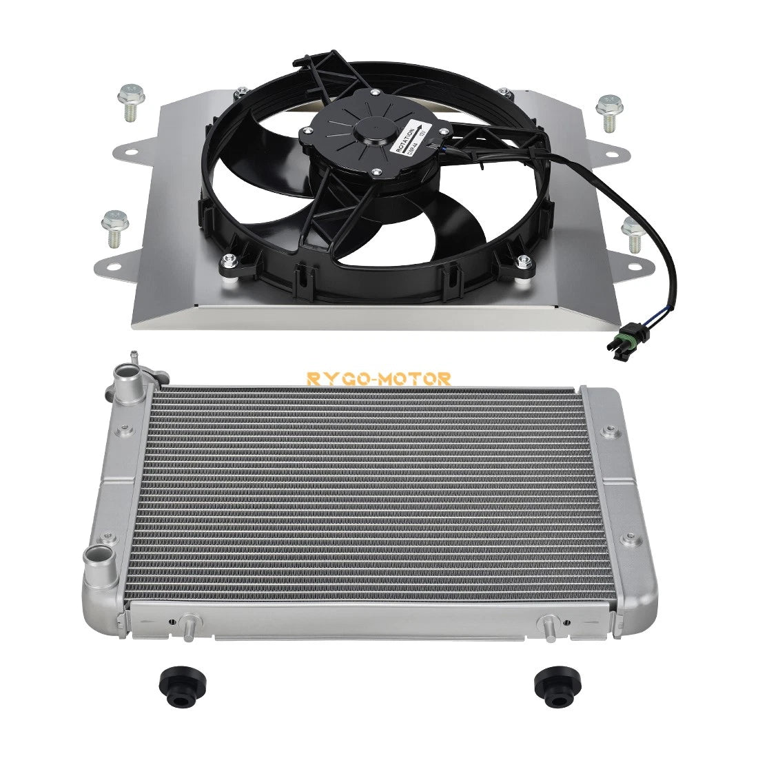 Radiator & Cooling Fan & Shroud for Polaris Ranger 700 (2005–2009)