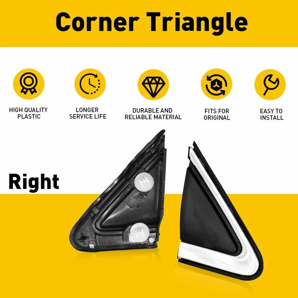 Front Right Fender Trim/Mirror Finisher for Nissan Sentra (2013–2019) 96318-3SG0A