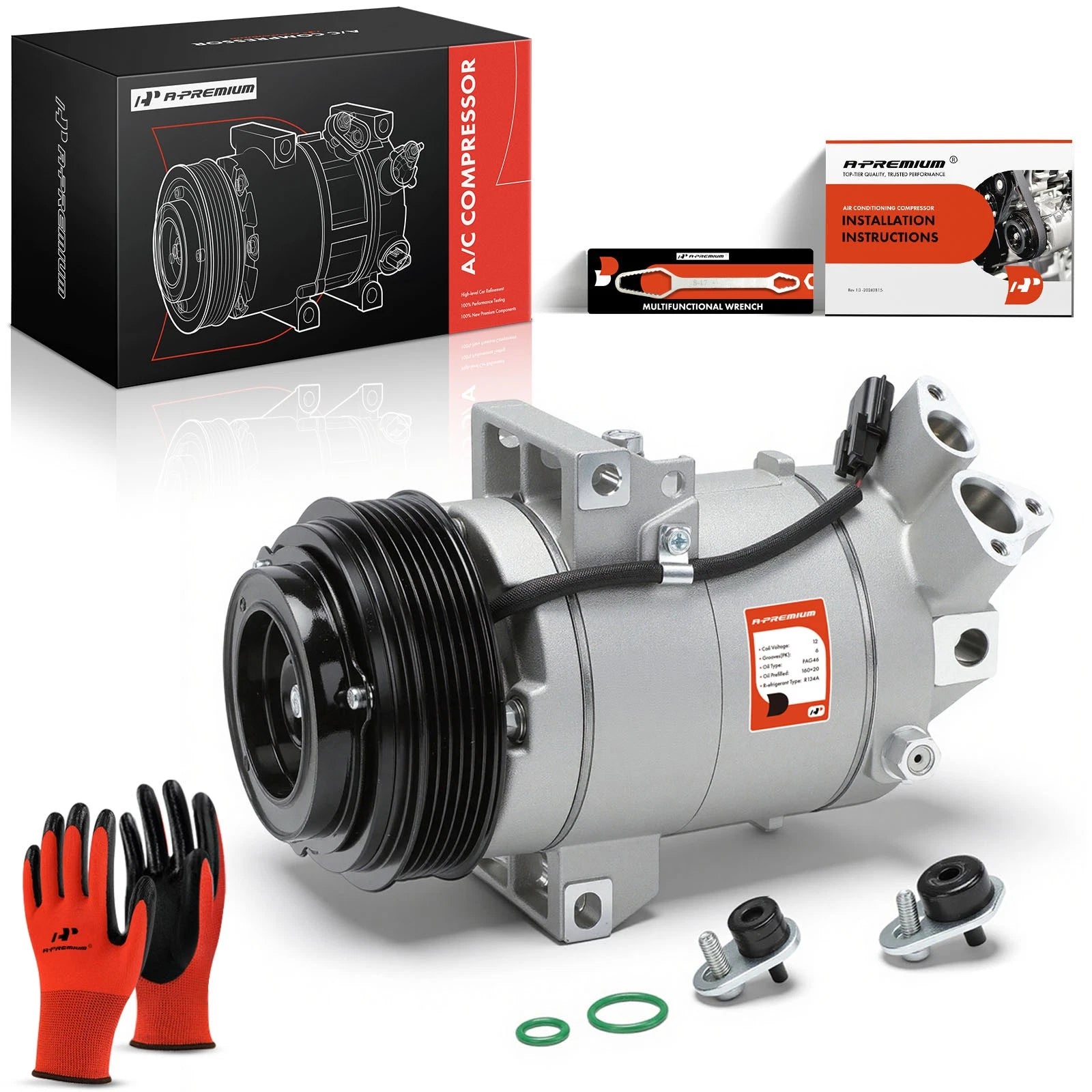 A/C Compressor with Clutch for Nissan NV200 (2013–2021)