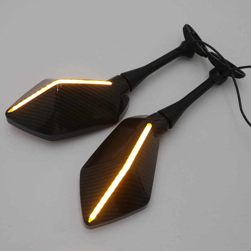 LED Indicator Rearview Racing Mirror for Honda CBR600RR (2003–2022), CBR1000RR (2004–2007)