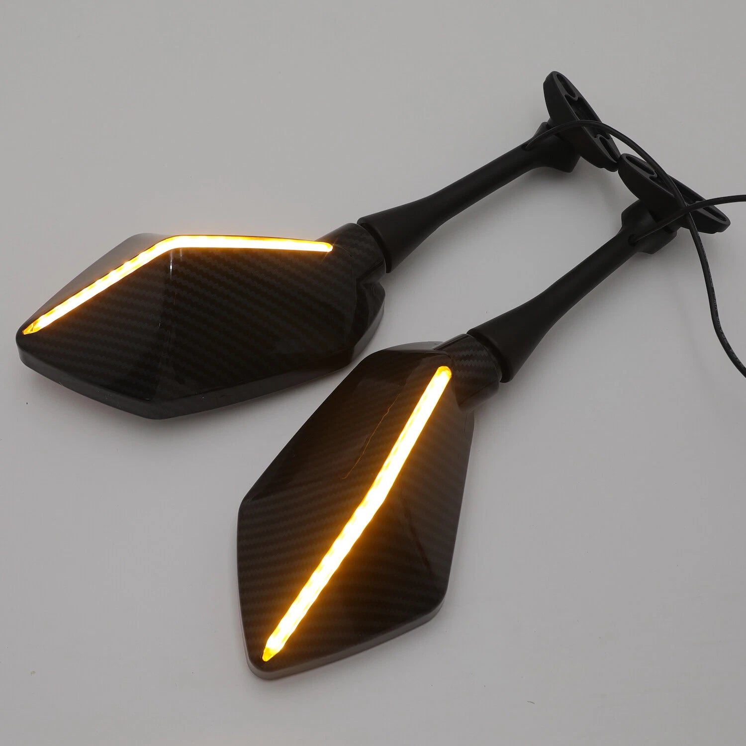 LED Indicator Rearview Racing Mirror for Honda CBR600RR (2003–2022), CBR1000RR (2004–2007)