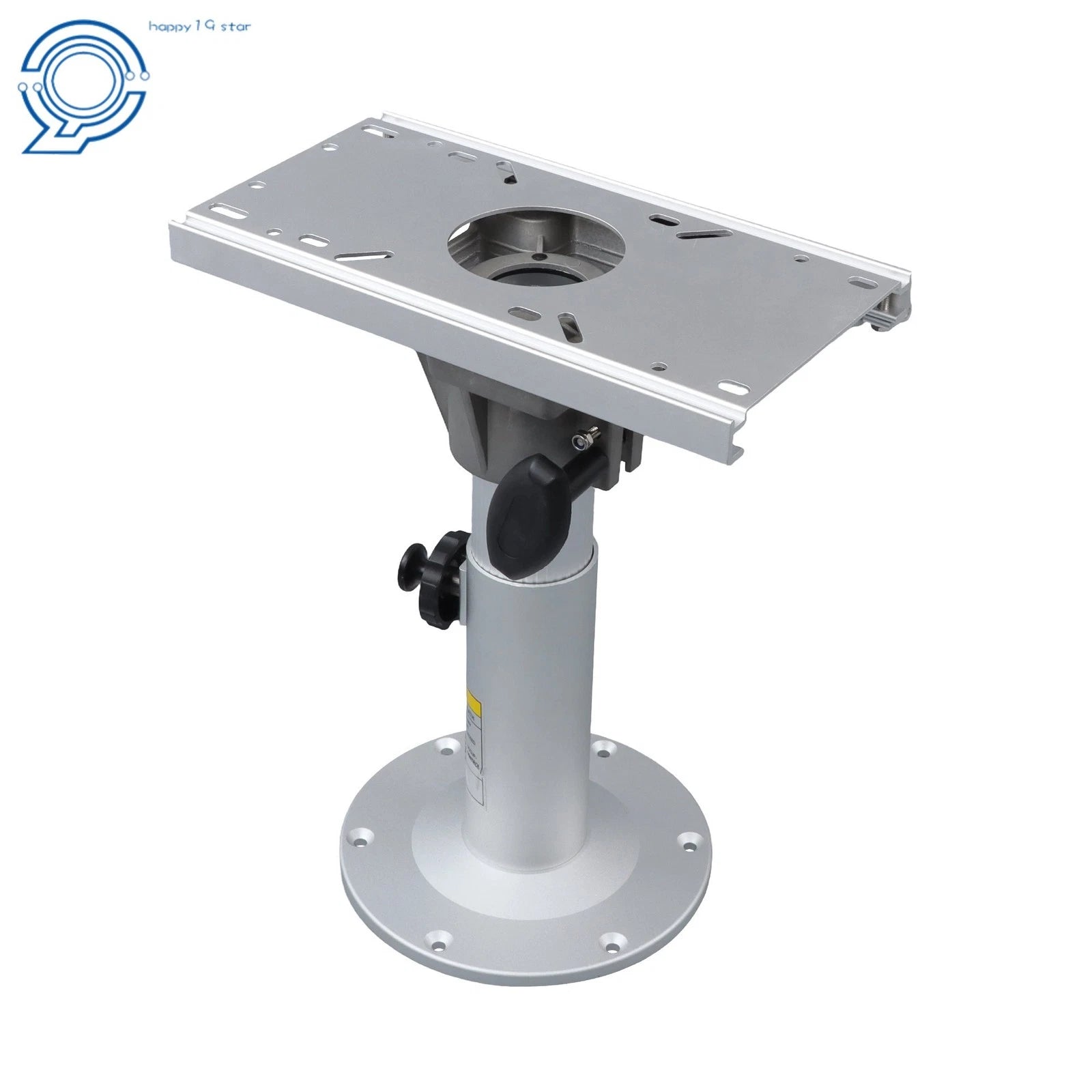 Boat Seat Pedestal Locking Mount for Boat (13-19in Height Adjustable)