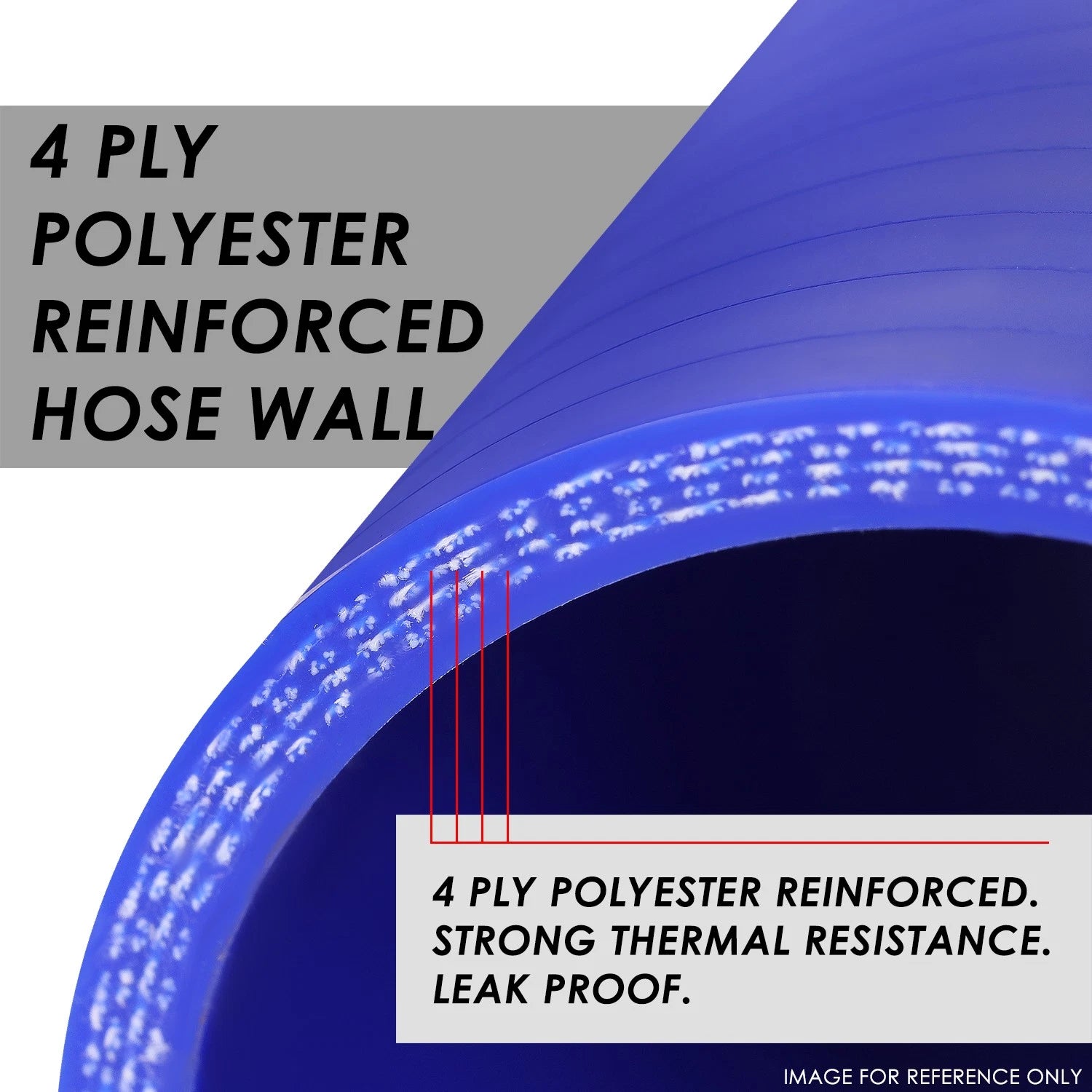 2.5" Turbo Silicone Coupler Reducer Hose for