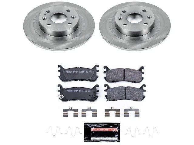 Rear Brake Pad and Rotor Kit for Mazda Miata (1994–1997, 1999–2005) JP715GF