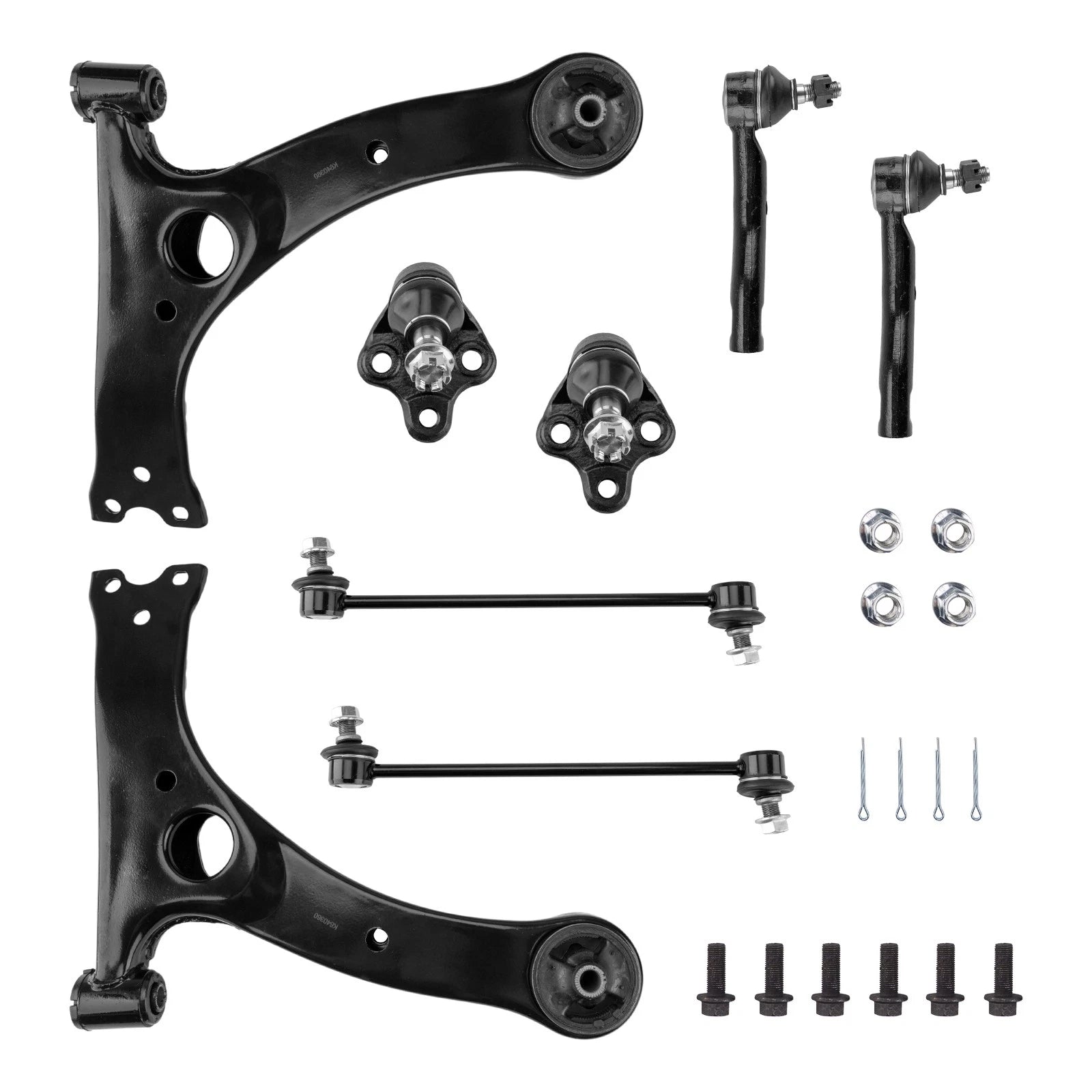 Front Suspension Ball Joints and Tie Rods for Toyota Corolla (2003–2008)