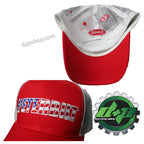 Flag Cap for Peterbilt Truck (Mesh, Red White Blue)
