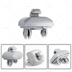 2X Sun Visor Clip Holder Hook for Audi A3 A4 Q3 Q5 TT (2010–2020) Grey
