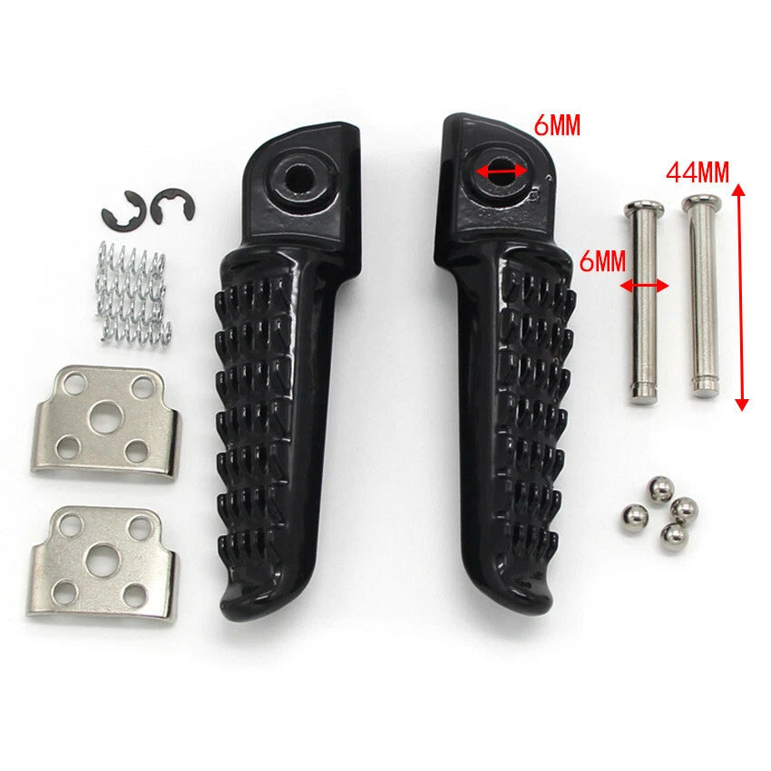 Rear Footrest Pegs for Kawasaki ZR1200 Z750 ZR800 KLE650 ER6N (2003–2019)