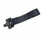 JDM Black Tow Hook Strap for Mitsubishi Lancer Evolution Evo X (2008-2017)