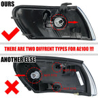 Parking Corner Clear Lens Light Cover for Toyota Corolla AE100 AE101 (1993–1997)