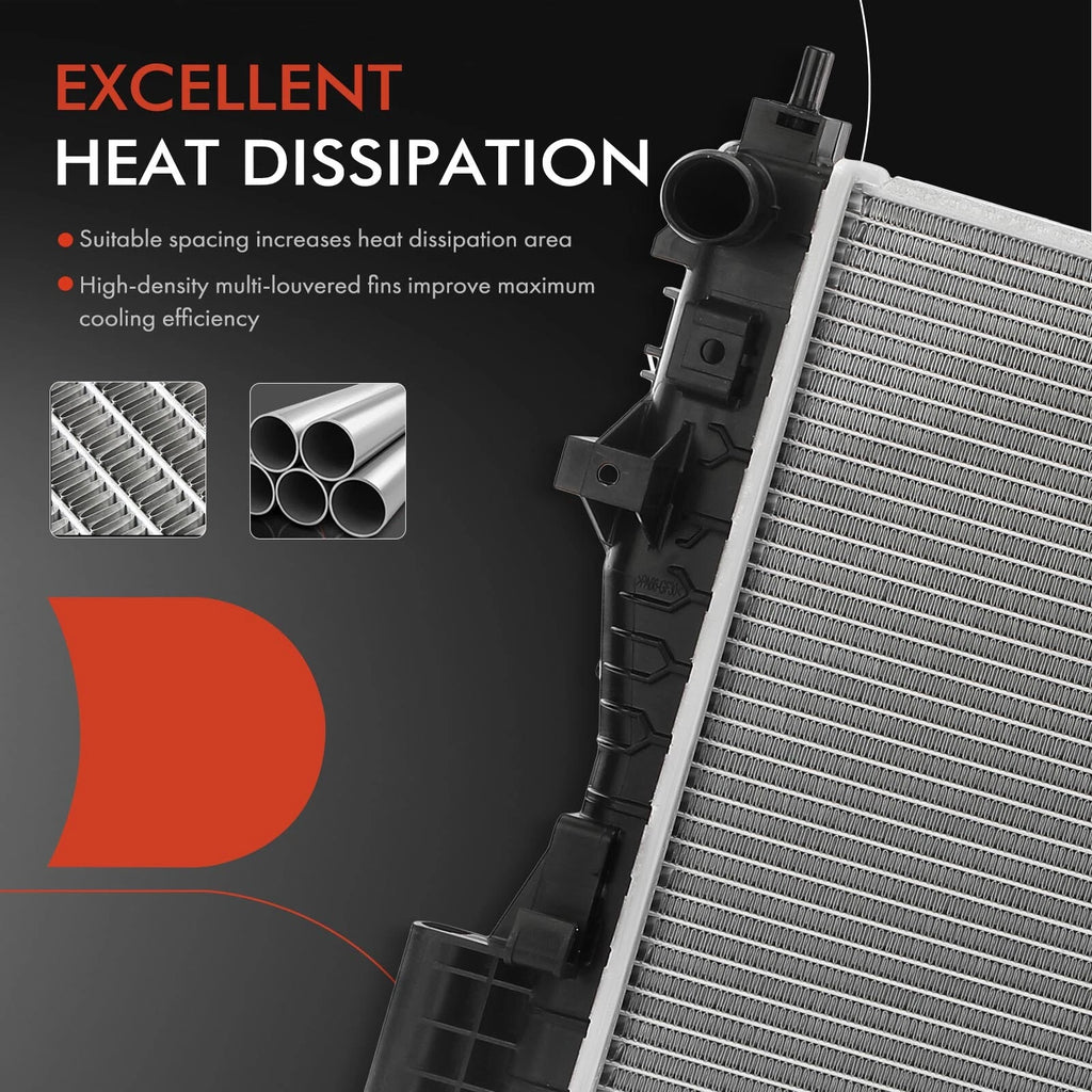 Radiator with Oil Cooler for Buick Regal (2014–2017) L4 2.0L Turbo