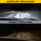 2X LED Headlight Bulbs for H13 Vehicles (24000LM, 6500K)