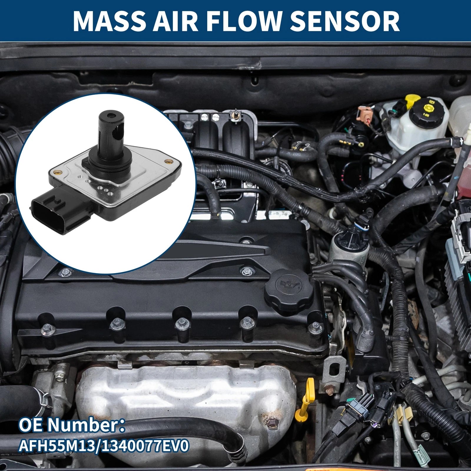 Mass Air Flow Sensor Meter No.AFH55M13 for Suzuki Vitara (2015–2021)