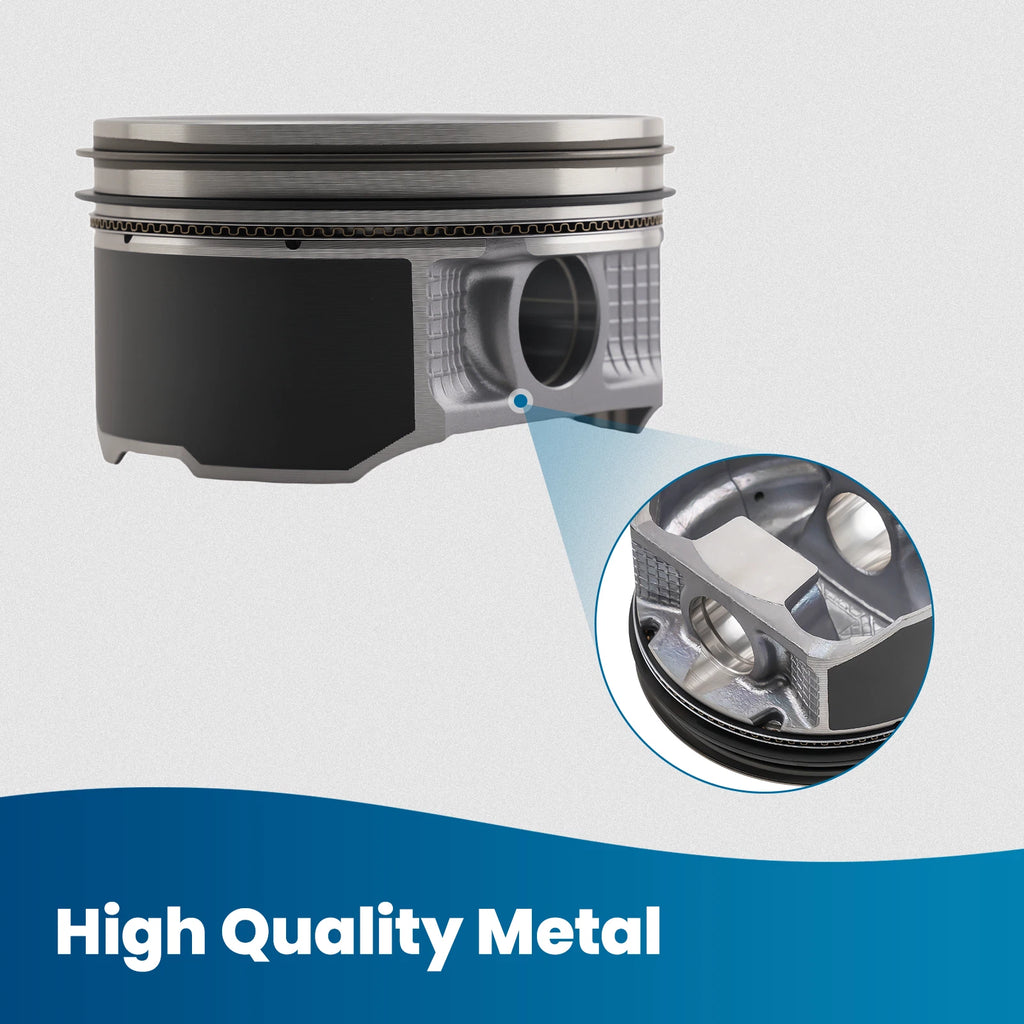 Pistons w/ Rings Set for Nissan Xterra Frontier 2005–2012 VQ40DE