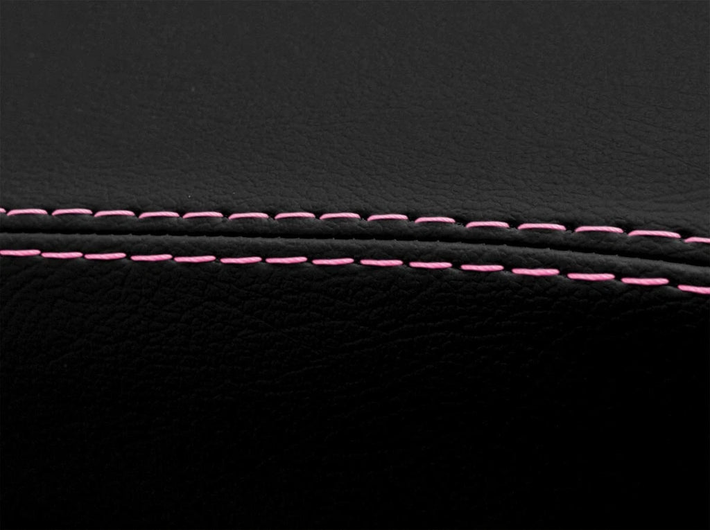 Leather Console Armrest Cover for Jeep Wrangler (2011–2017) Pink Stitch
