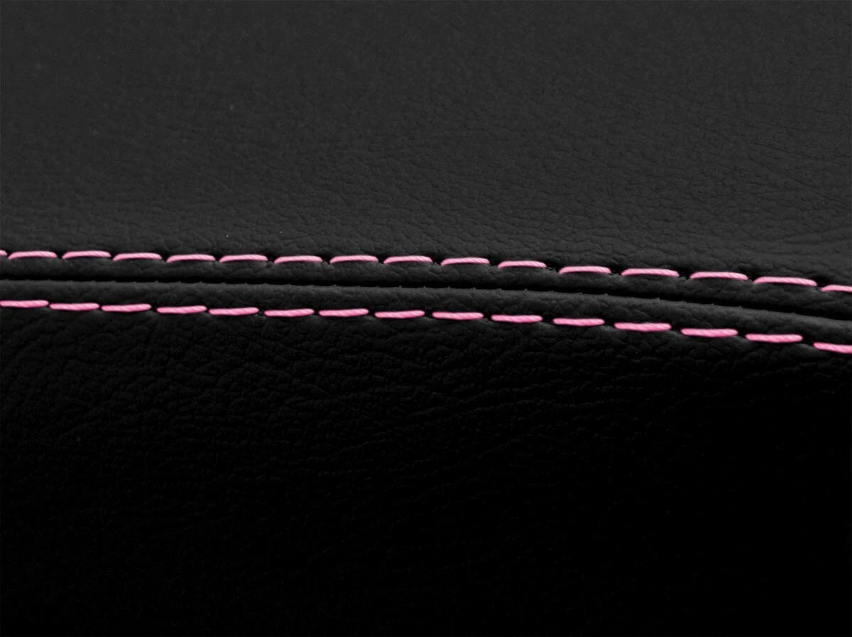 Leather Console Armrest Cover for Jeep Wrangler (2011–2017) Pink Stitch
