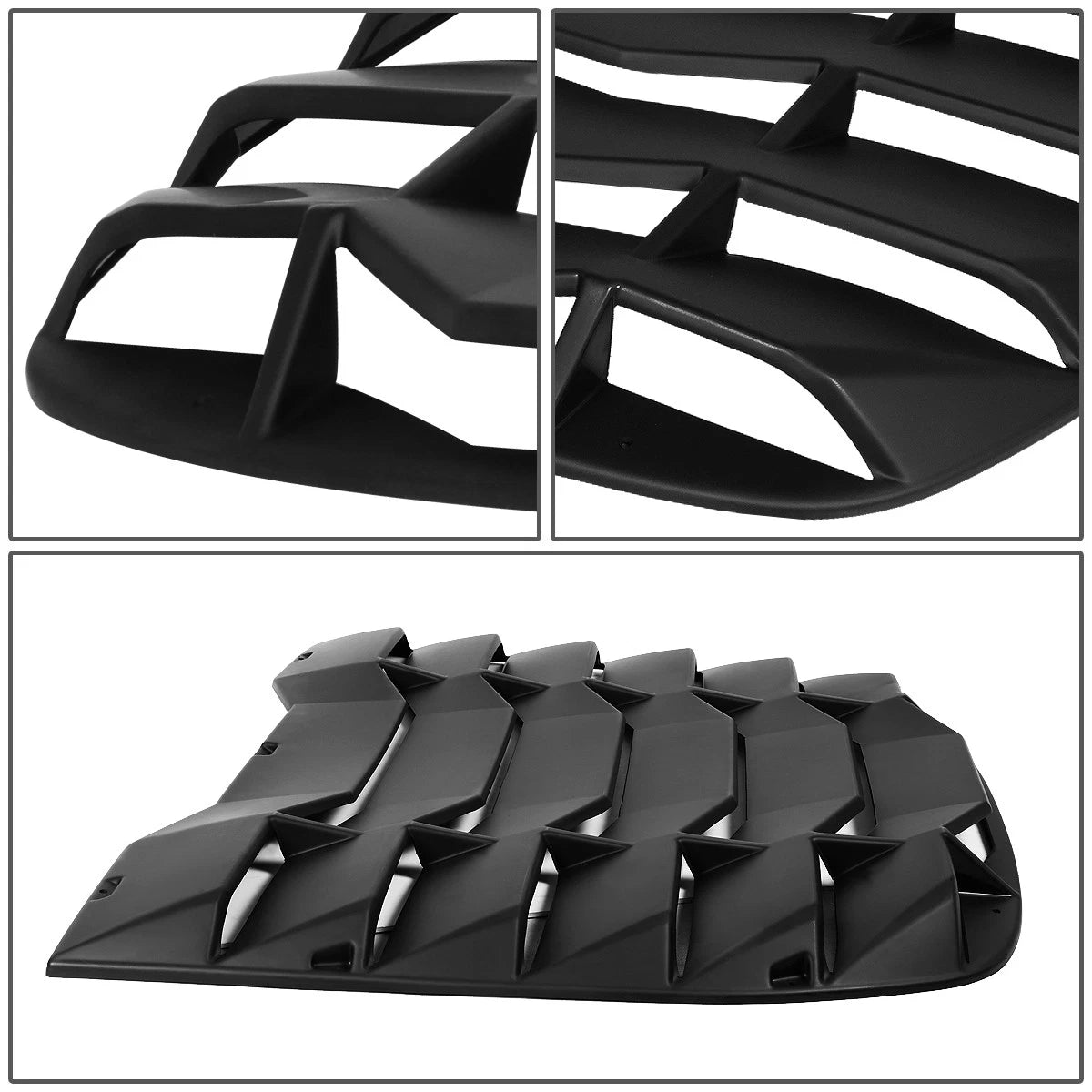 Rear Window Matte Louver Sun Shade Cover for Nissan 370Z Coupe (2009–2019)