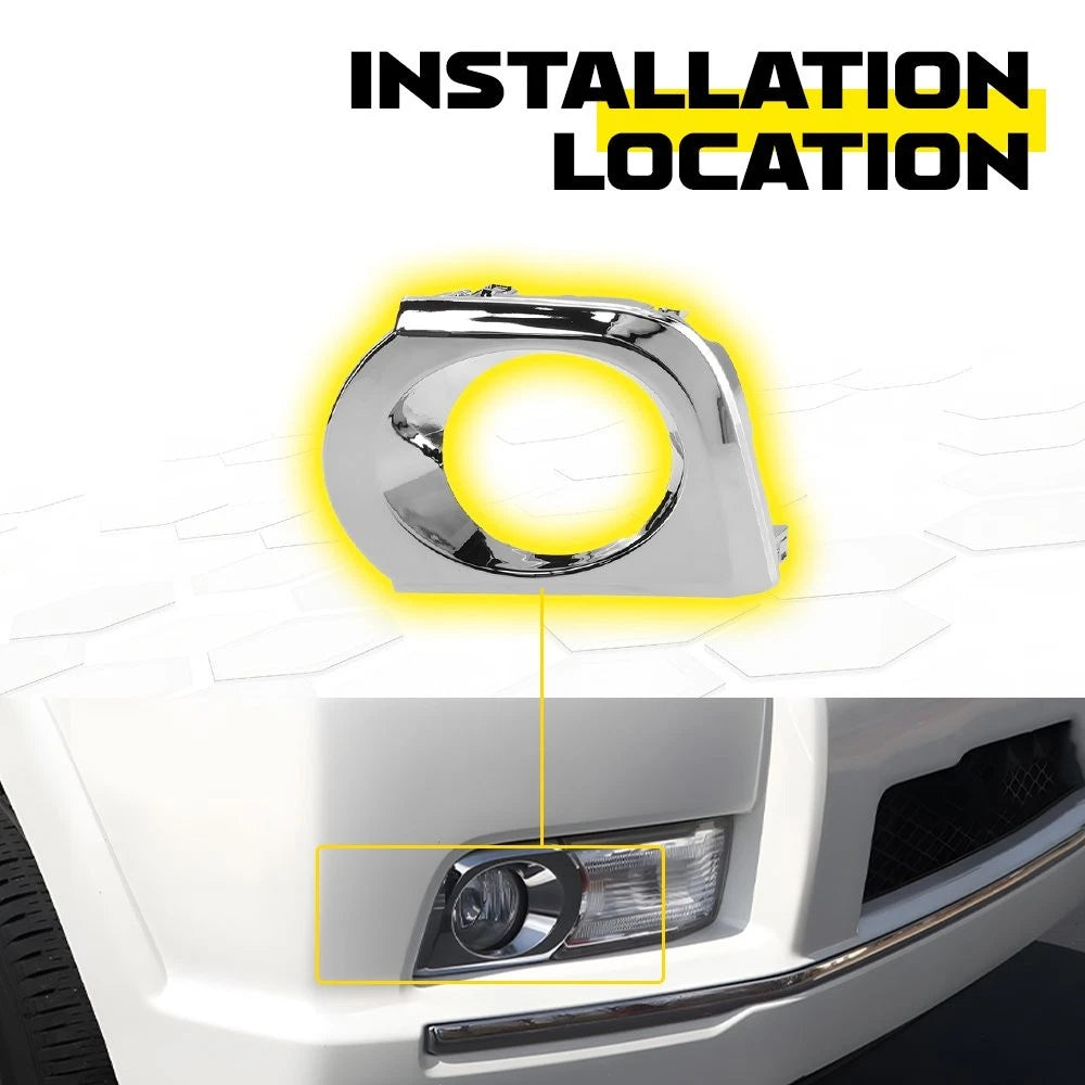 Set of 2 Fog Lamp Covers Bezels for Toyota 4Runner (2010–2013) LH+RH