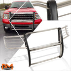 Bumper Brush Grille Guard Protector Chrome for GMC Sierra 2500HD/3500HD (2011–2014)