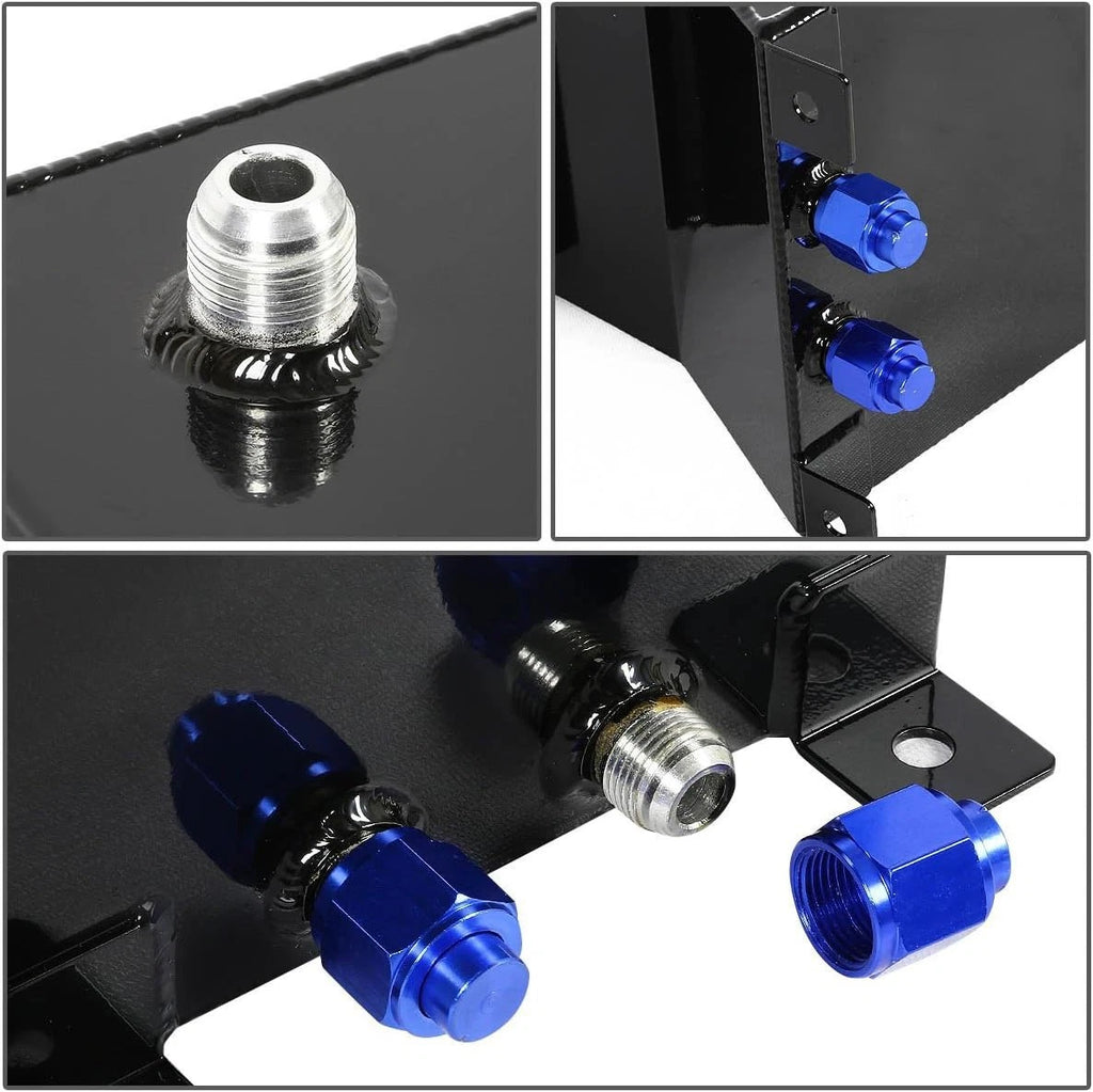 2.5 Gallon Aluminum Fuel Cell Tank with Level Sender for Race Applications