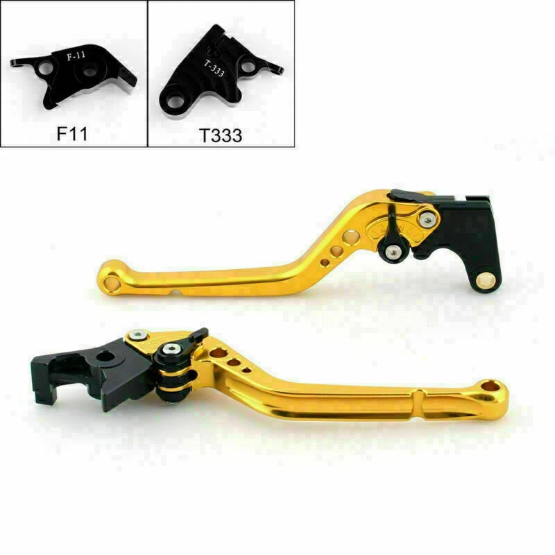 Long Brake Clutch Levers for Speed Triple Daytona 675R (2011–2014) Gold T9