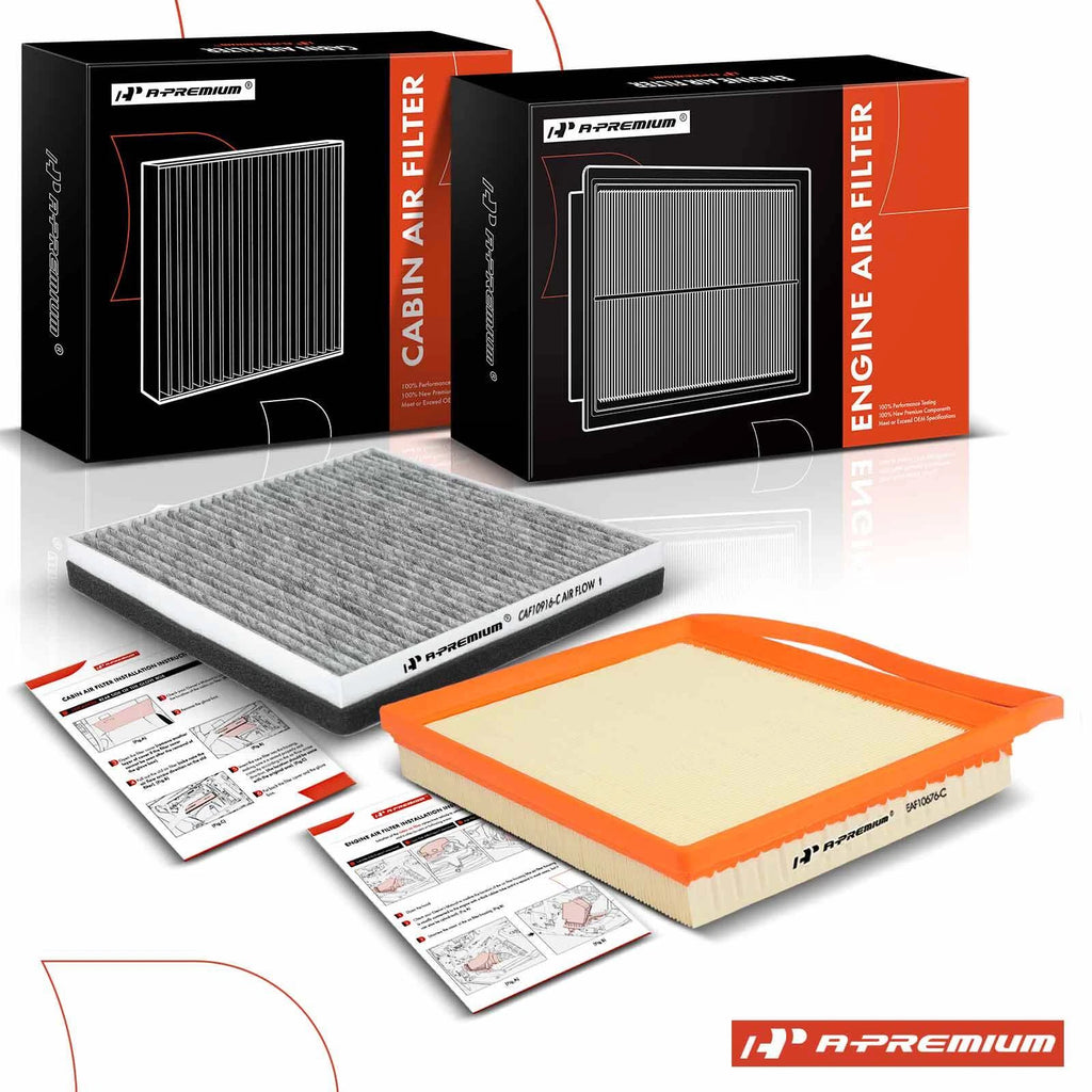 2 Engine & Activated Carbon Cabin Air Filters for BMW Z4 (2009–2016)