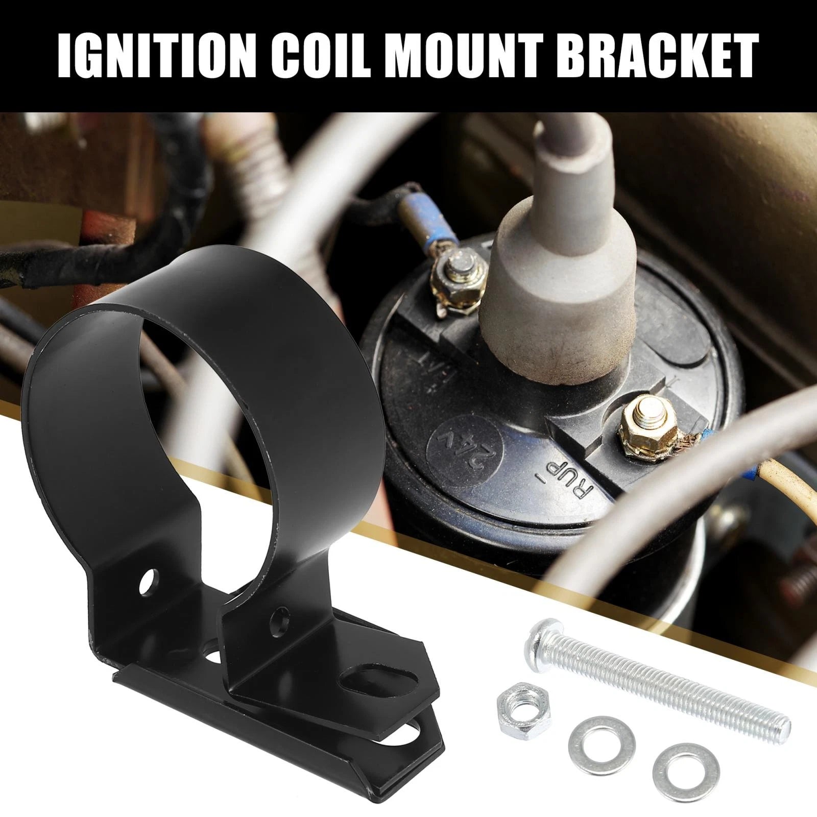 Ignition Coil Mount Bracket for Ford Mustang 302 351W 351C 400 (1964–2004)