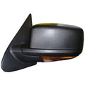 Replacement Textured Driver Side Power Door Mirror w/Heated Glass w/Puddle Lamp