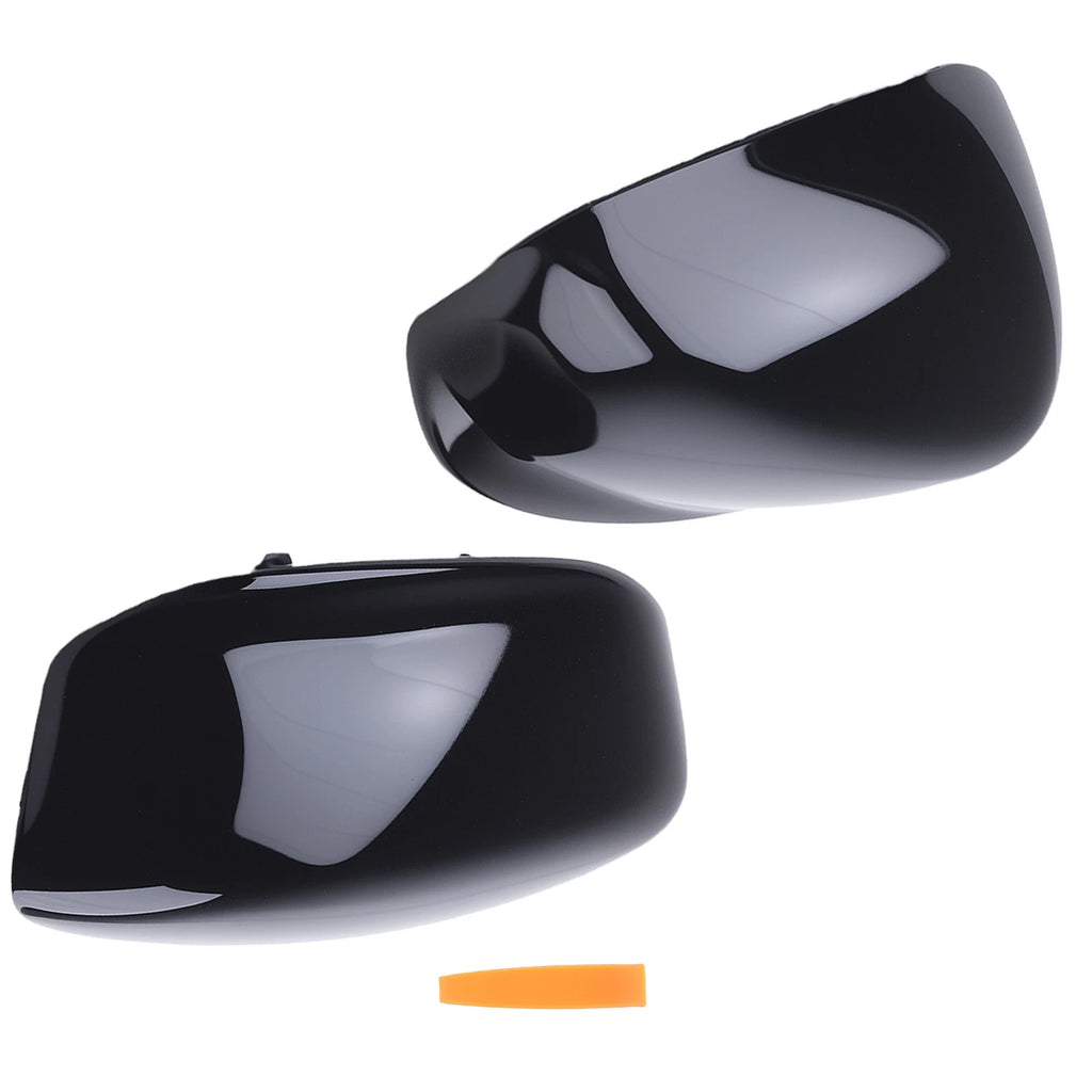 Pair of Side Mirror Cover Caps for Honda Accord (2008–2013) Gloss Black