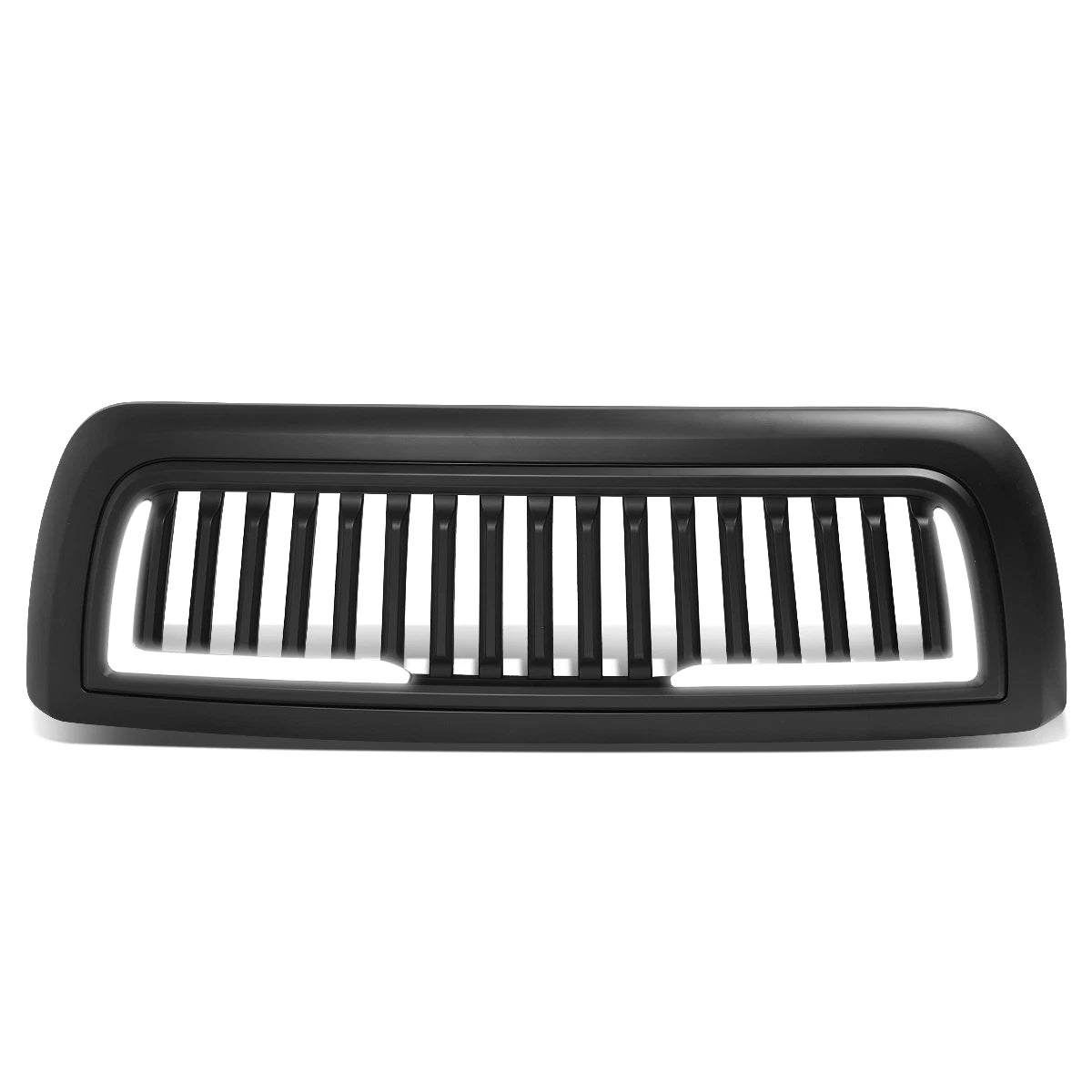 LED Vertical Matte Front Hood Grille Frame for Dodge Ram 2500 3500 (2010–2018)