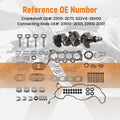 Set of 4 G4NB 1.8L Engine Piston Gasket Bearings for Hyundai Elantra Kia Forte (2011–2016)