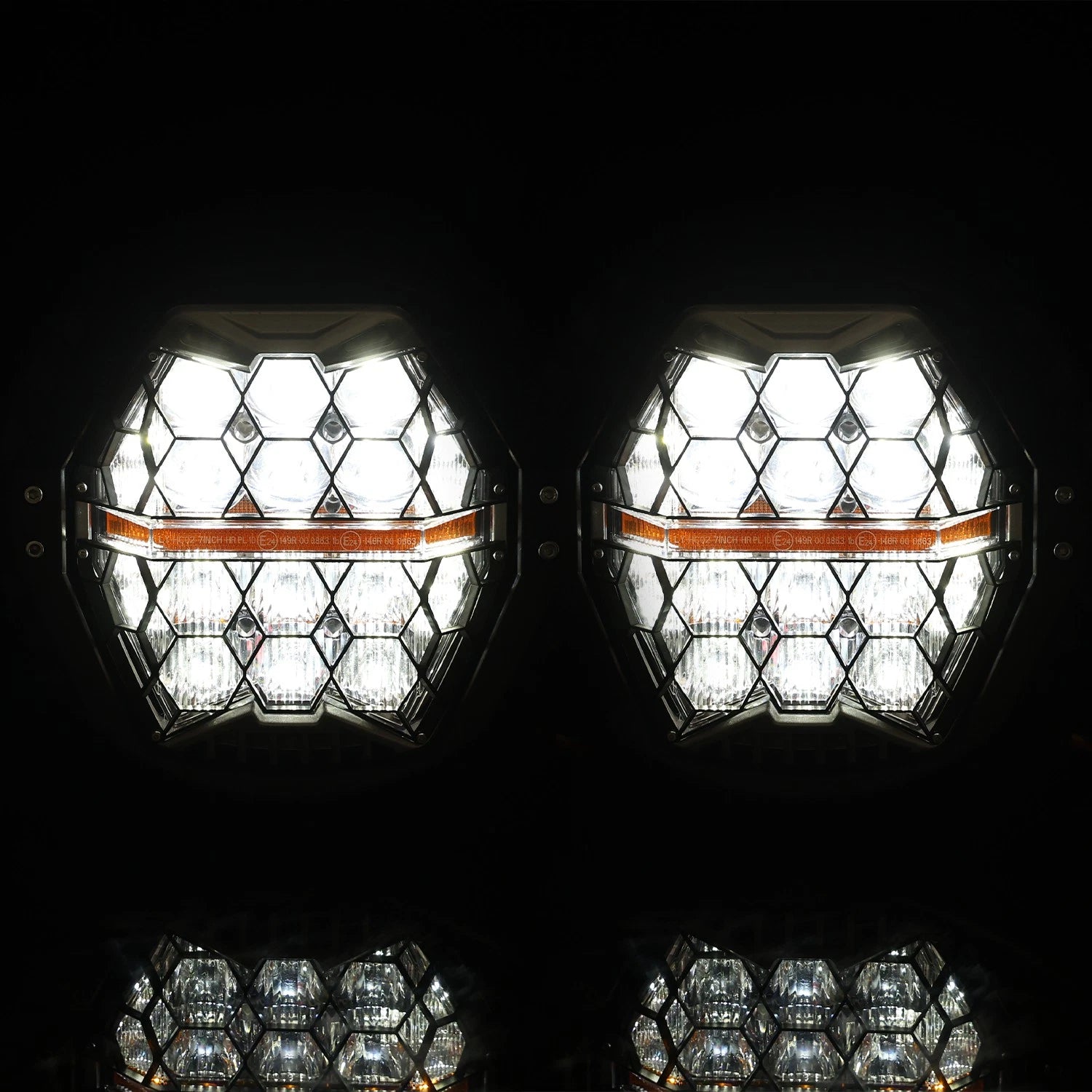 Dual LED Headlight for Harley Road Glide (2015–2024) - DHL & Hi/Lo Beam