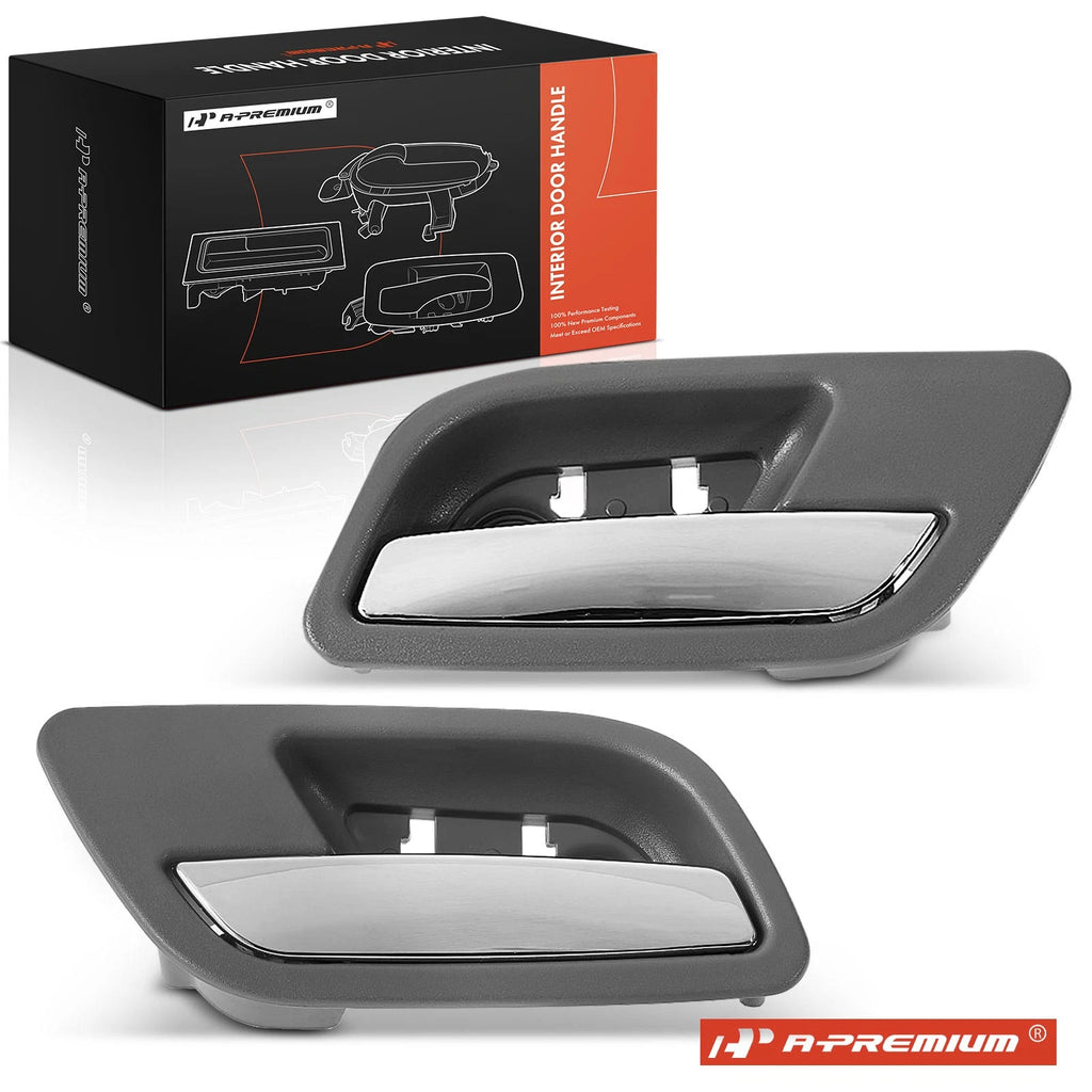2X Rear Chrome Interior Door Handles for Chevy Tahoe GMC Cadillac (2000–2023)