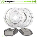 Brake Pads and Rotors Set for Chevrolet HHR SS 2.0L (2009–2010) Drilled