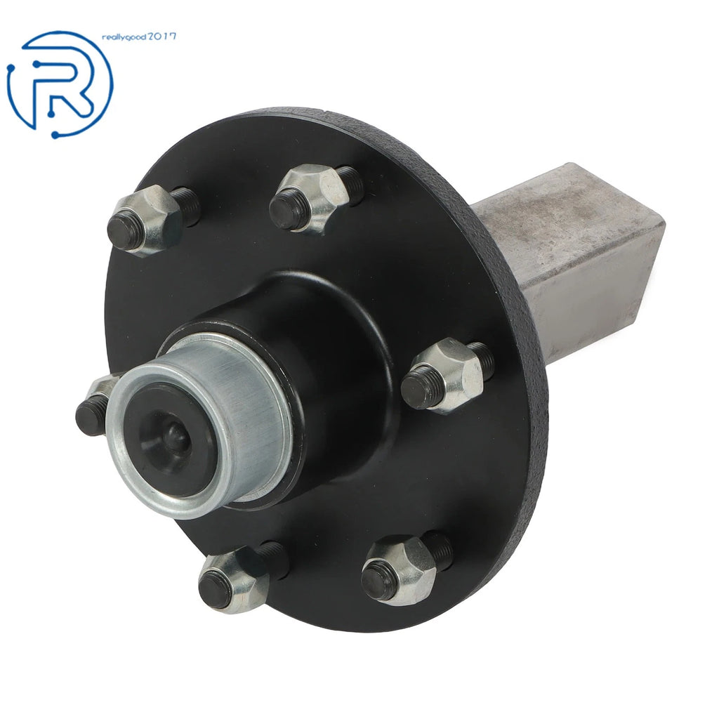 Trailer Hub Kit for 6 on 5.5" Axles (Pre-Lubricated, Square Spindle)