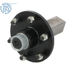 Trailer Hub Kit for 6 on 5.5" Axles (Pre-Lubricated, Square Spindle)