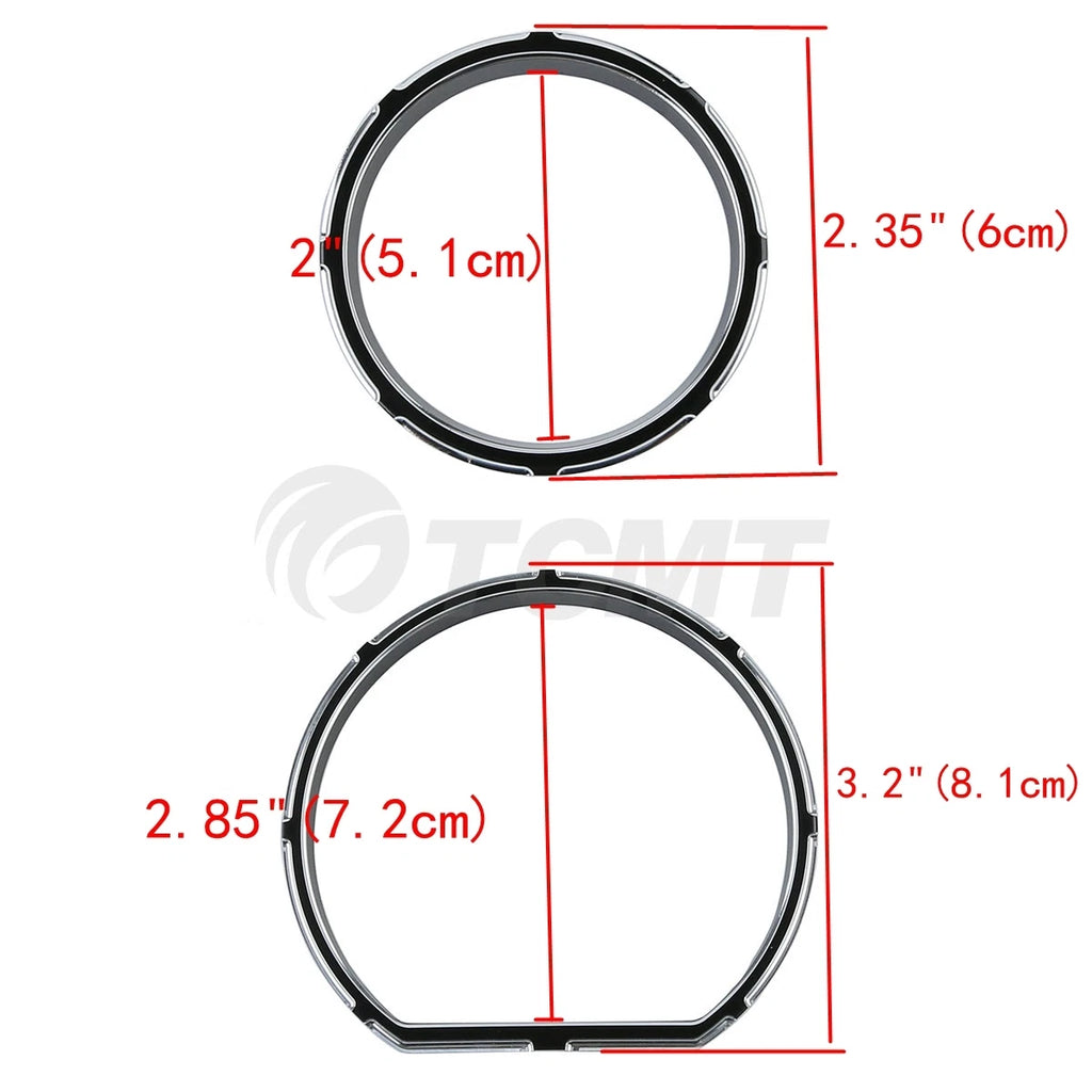 Gauge Bezel Kit for Harley Electra Glide, Street Glide, Road Glide (2014–2024)