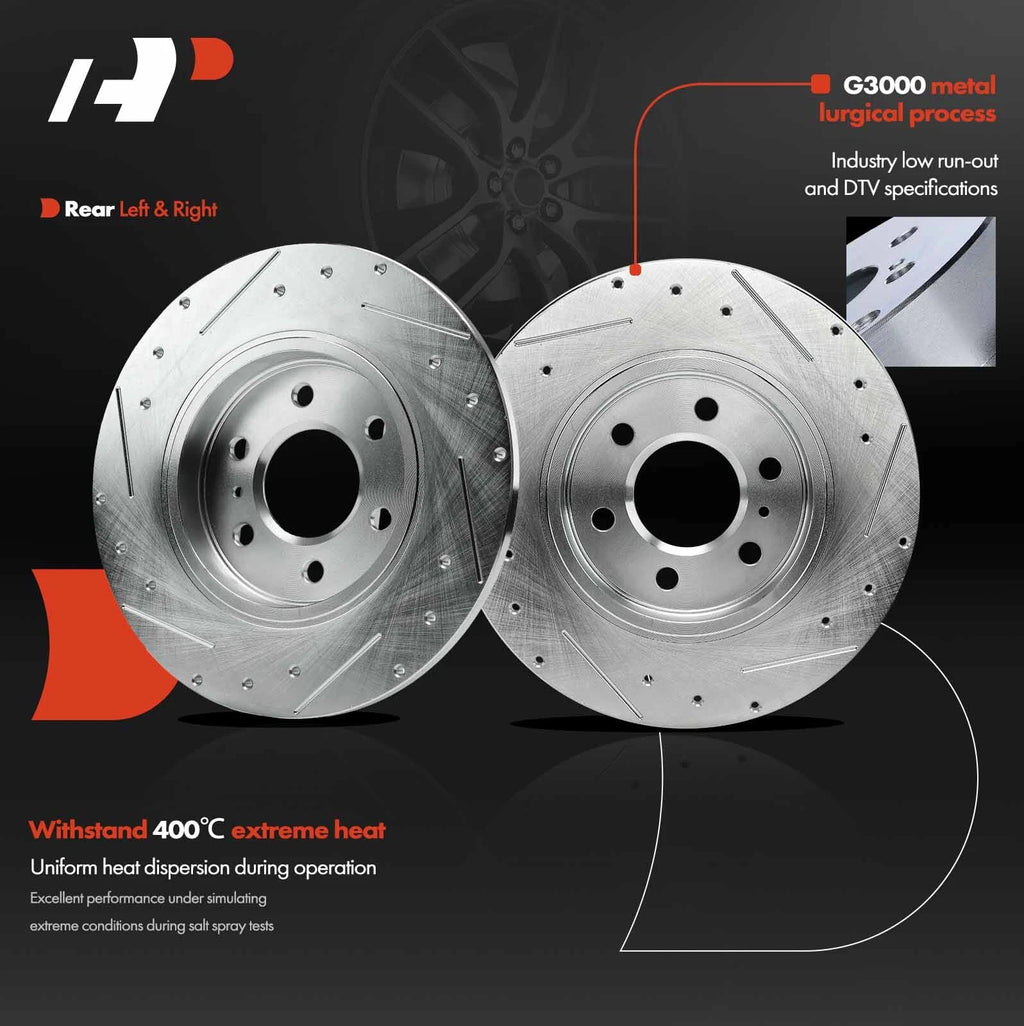 Drilled Brake Rotors for Chevrolet Uplander (2006-2009)