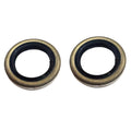 2Pcs Propeller Drive Shaft Oil Seal for OMC (0321466, 321466, 0318223)