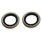 2Pcs Propeller Drive Shaft Oil Seal for OMC (0321466, 321466, 0318223)