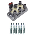 Denso Ignition Coil & NGK Platinum Spark Plugs Kit for F-150 Thunderbird (V6)