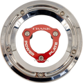 Trask Derby Cover Kit with Power Plate for Harley-Davidson (2017–2025) Chrome/Red