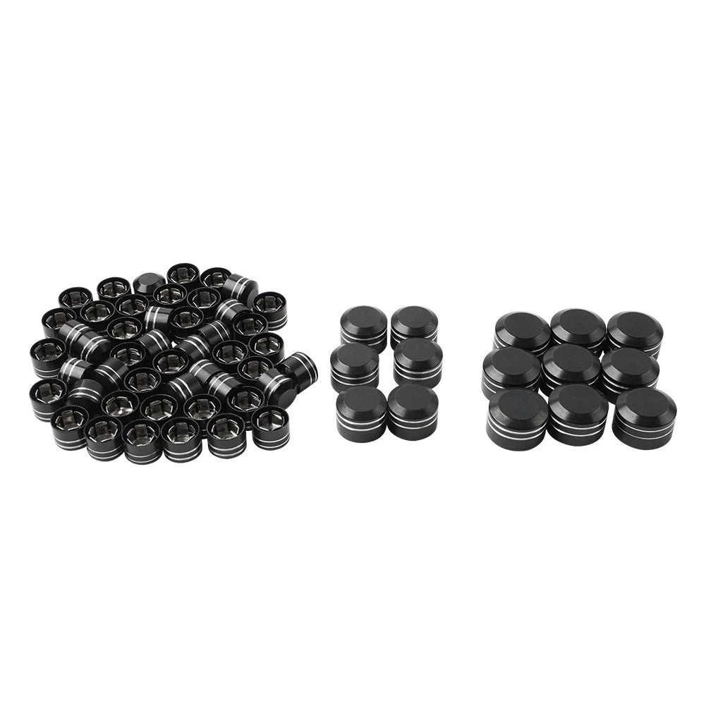 63X Engine Topper Screw Bolt Cap Cover Kit for Harley Twin Cam Softail (2000–2006)