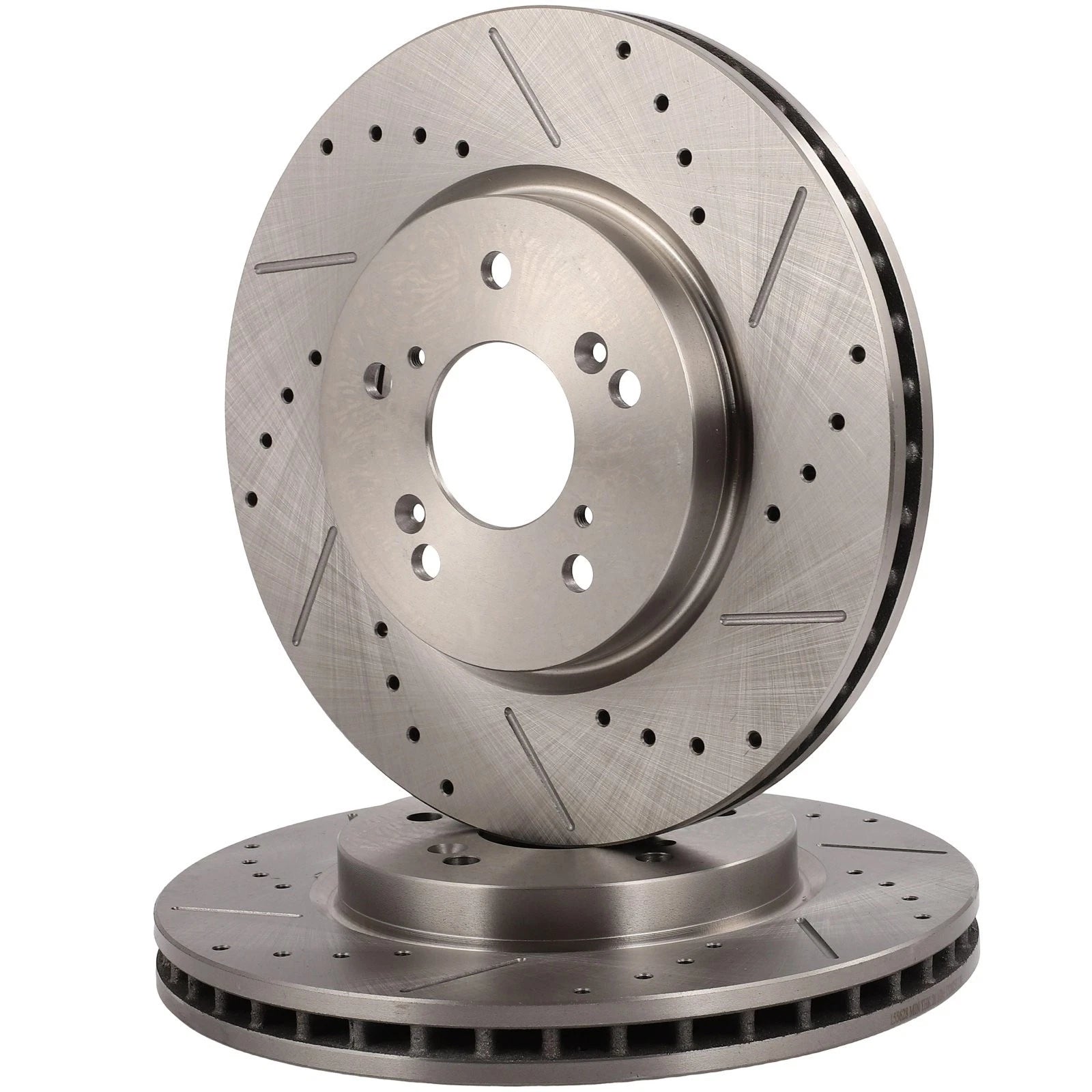 Front Drilled Slotted Brake Rotors for Honda Accord Crosstour Acura RDX (2008–2015)
