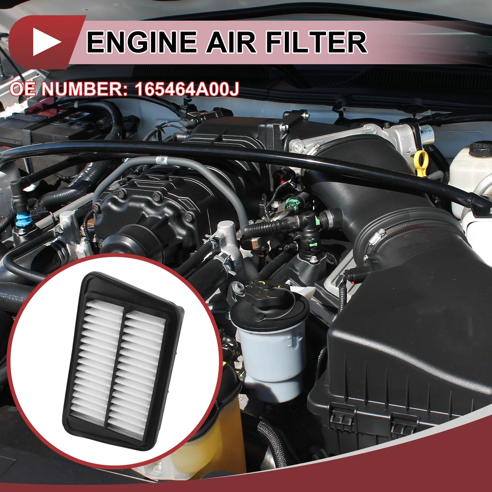 Engine Air Filter No. 165464A00J for Nissan NV100 